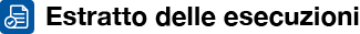 e-estrattoestratto del registro delle esecuzioni Logo