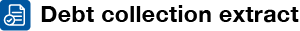 E-debt collection extract Logo
